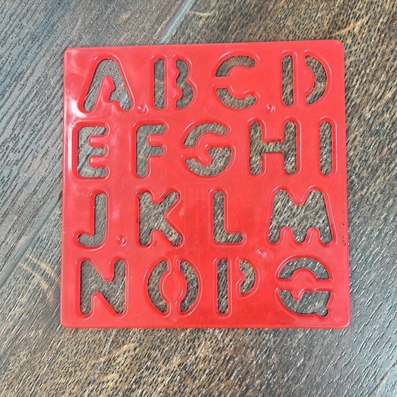 3pieces Albhabet lettering tracing squares - Picture 4 of 5